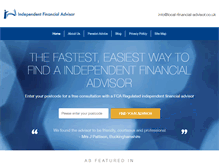 Tablet Screenshot of independent-financial-advisor-uk.com
